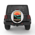 VOYAGEURS SILVER CARBON FIBER TIRE COVER