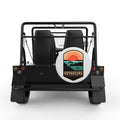 VOYAGEURS WHITE TIRE COVER FOR MOKE
