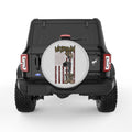 VETERAN BOOTS SILVER CARBON FIBER TIRE COVER