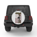 VETERAN BOOTS SILVER CARBON FIBER TIRE COVER