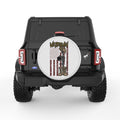 VETERAN BOOTS PEARL  WHITE CARBON FIBER TIRE COVER