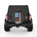 VETERAN OF THE UNITED STATES NAVY BLACK TIRE COVER