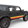 VINTAGE RETRO SIDE STRIPES DOOR DECAL FITS 2024 FORD BRONCO 4 DOOR
