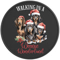 WALKING IN A WEENIE WONDERLAND BLACK CARBON FIBER TIRE COVER