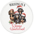 WALKING IN A WEENIE WONDERLAND BLACK TIRE COVER