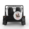 WALKING IN A WEENIE WONDERLAND WHITE TIRE COVER FOR MOKE