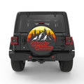 WANDER WOMAN PEARL  WHITE CARBON FIBER TIRE COVER