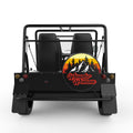 WANDER WOMAN BLACK TIRE COVER FOR MOKE