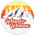 WANDER WOMAN BLACK TIRE COVER