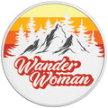 WANDER WOMAN WHITE TIRE COVER