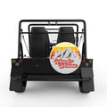 WANDER WOMAN WHITE CARBON FIBER TIRE COVER FOR MOKE