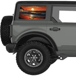 WARM SEA SUNSET QUARTER WINDOW DECAL FITS 2021+ FORD BRONCO 4 DOOR HARD TOP