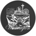 WASHINGTON COMPILATION BLACK CARBON FIBER TIRE COVER