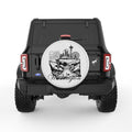 WASHINGTON COMPILATION PEARL  WHITE CARBON FIBER TIRE COVER