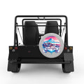 WASHINGTON SILVER CARBON FIBER TIRE COVER FOR MOKE