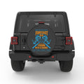 WEEKEND FORCAST PEARL  WHITE CARBON FIBER TIRE COVER