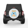 WEEKEND FORCAST PEARL  WHITE CARBON FIBER TIRE COVER