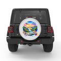 WEST VIRGINIA BLACK TIRE COVER