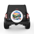 WEST VIRGINIA WHITE TIRE COVER