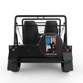 WE STAND FOR THE FLAG WE KNEEL FOR THE FALLEN BLACK CARBON FIBER TIRE COVER FOR MOKE