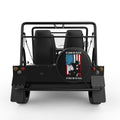 WE STAND FOR THE FLAG WE KNEEL FOR THE FALLEN BLACK TIRE COVER FOR MOKE