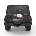 WE THE PEOPLE AMERICAN FLAG 1776 BALD EAGLE BLACK CARBON FIBER TIRE COVER