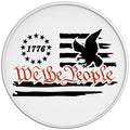 WE THE PEOPLE AMERICAN FLAG 1776 BALD EAGLE WHITE TIRE COVER