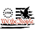 WE THE PEOPLE AMERICAN FLAG 1776 BALD EAGLE