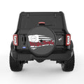WE THE PEOPLE AMERICAN FLAG 1776 BLACK CARBON FIBER TIRE COVER