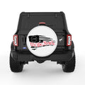 WE THE PEOPLE AMERICAN FLAG 1776 WHITE TIRE COVER