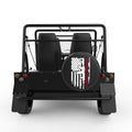 WE THE PEOPLE AMERICAN FLAG 2ND AMENDMENT BLACK CARBON FIBER TIRE COVER FOR MOKE