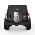 WE THE PEOPLE AMERICAN FLAG 2ND AMENDMENT BLACK TIRE COVER