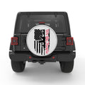 WE THE PEOPLE AMERICAN FLAG 2ND AMENDMENT BLACK TIRE COVER