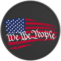WE THE PEOPLE PEARL  WHITE CARBON FIBER TIRE COVER