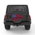 WE THE PEOPLE PEARL  WHITE CARBON FIBER TIRE COVER
