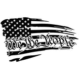 WE THE PEOPLE DISTRESSED FLAG