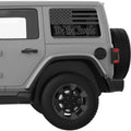 WE THE PEOPLE QUARTER WINDOW DECAL FITS 2018+ JEEP WRANGLER 4 DOOR HARD TOP JLU