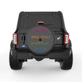 WHAT ARE YOU WAITING FOR BLACK CARBON FIBER TIRE COVER