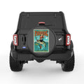 WHAT A CATCH BLACK CARBON FIBER TIRE COVER