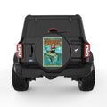 WHAT A CATCH BLACK TIRE COVER