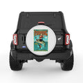 WHAT A CATCH PEARL  WHITE CARBON FIBER TIRE COVER