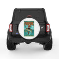 WHAT A CATCH WHITE TIRE COVER