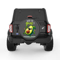 WHAT THE GUAC BLACK CARBON FIBER TIRE COVER