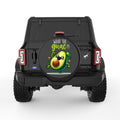 WHAT THE GUAC BLACK TIRE COVER
