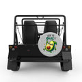 WHAT THE GUAC SILVER CARBON FIBER TIRE COVER FOR MOKE