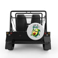 WHAT THE GUAC WHITE CARBON FIBER TIRE COVER FOR MOKE