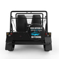 WHEN NOTHING IS GOING RIGHT GO FISHING BLACK TIRE COVER FOR MOKE