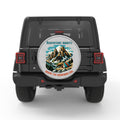 WHERE THE MOUNTAINS CALL WHITE TIRE COVER