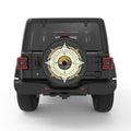 WHICH WAY TO GO COMPASS BLACK CARBON FIBER TIRE COVER