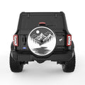 WILDERNESS BLACK CARBON FIBER TIRE COVER